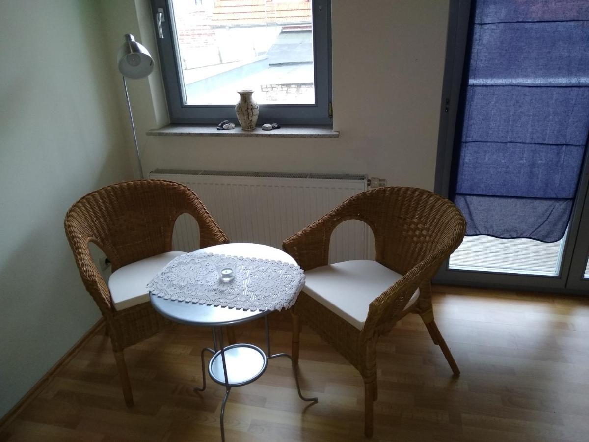 Maisonettewohnung Auf 2 Etagen Mit Zwei Balkonen Barth Eksteriør bilde